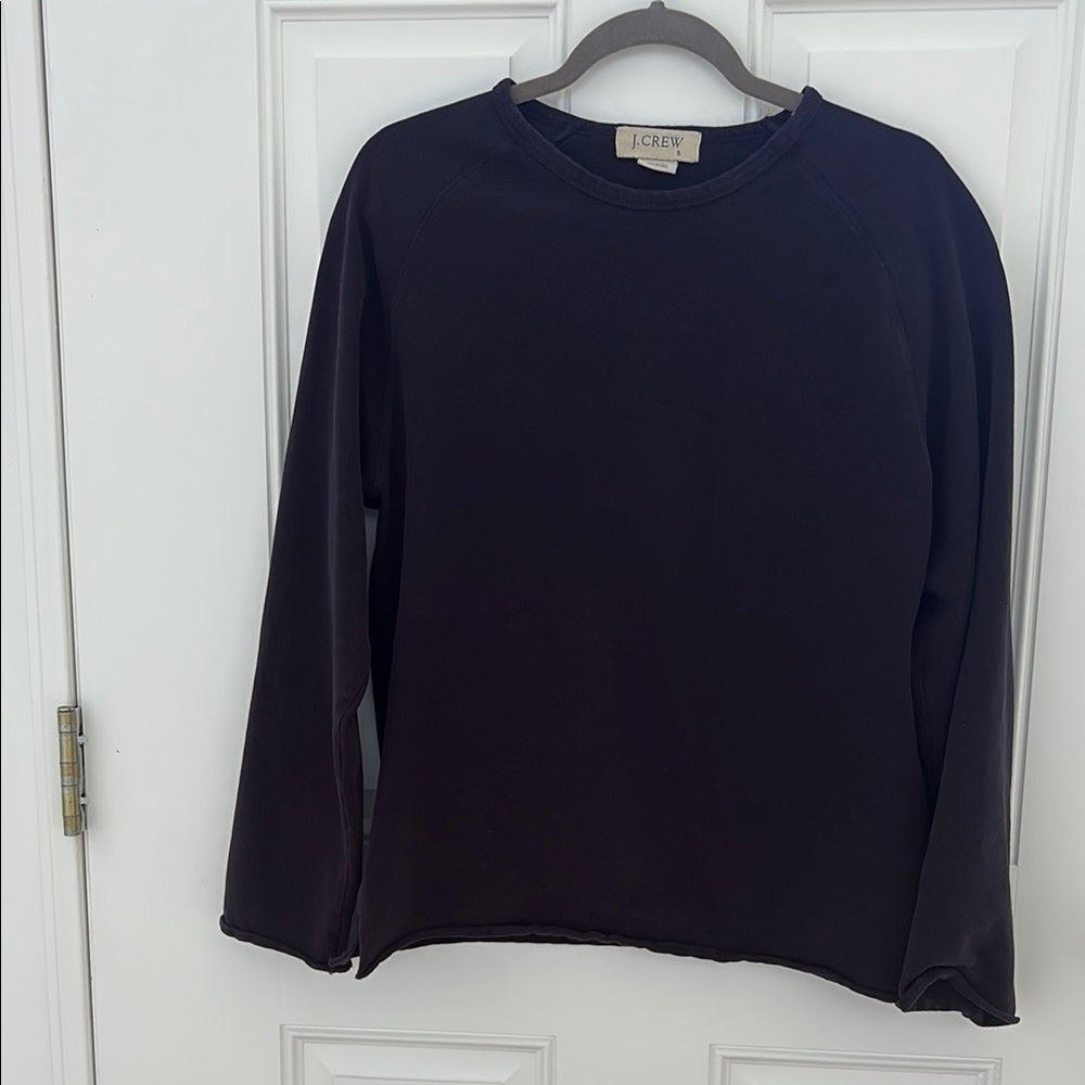 J.Crew Black Crew Neck Top